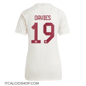 Bayern Munich Alphonso Davies #19 Terza Maglia Femmina 2023-24 Manica Corta